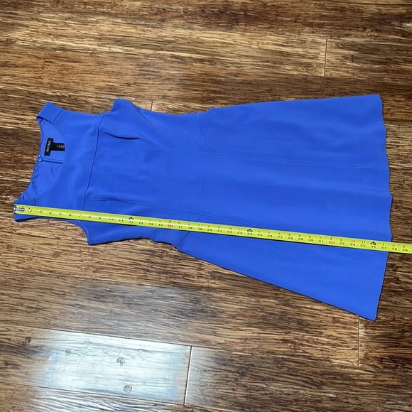 White House Black market purple sleeveless knee length fit & flare dress size 4 - Picture 12 of 13